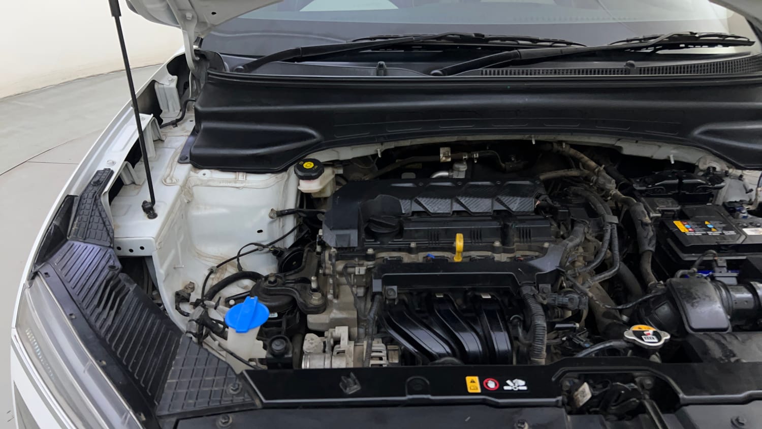 Used 2023 Hyundai Creta SX (O) 1.5 Petrol IVT Petrol Automatic engine ENGINE RIGHT SIDE HINGE & APRON VIEW