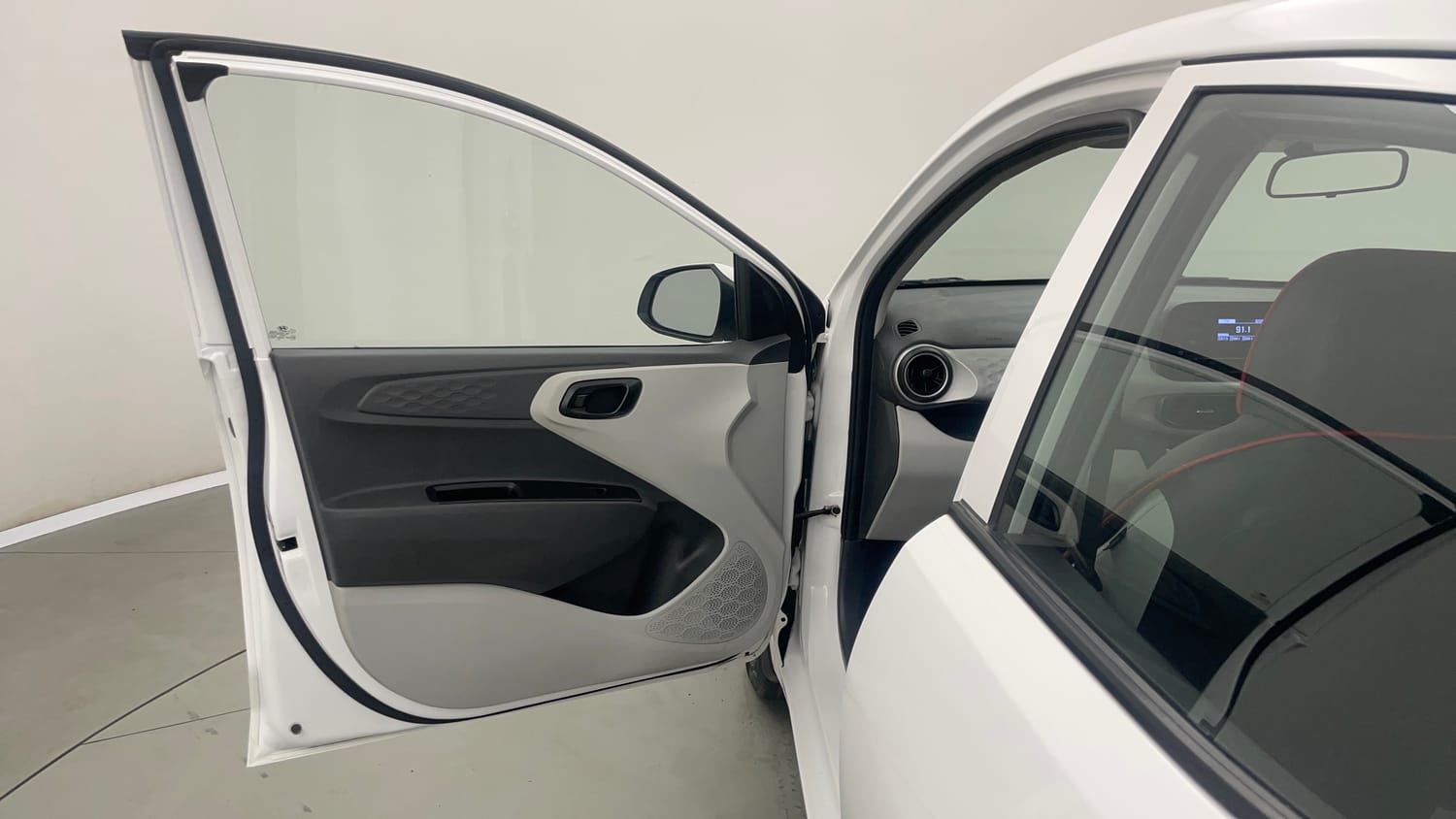 Used 2026 Hyundai Grand i10 Nios Magna 1.2 Kappa Petrol Manual interior LEFT FRONT DOOR OPEN VIEW