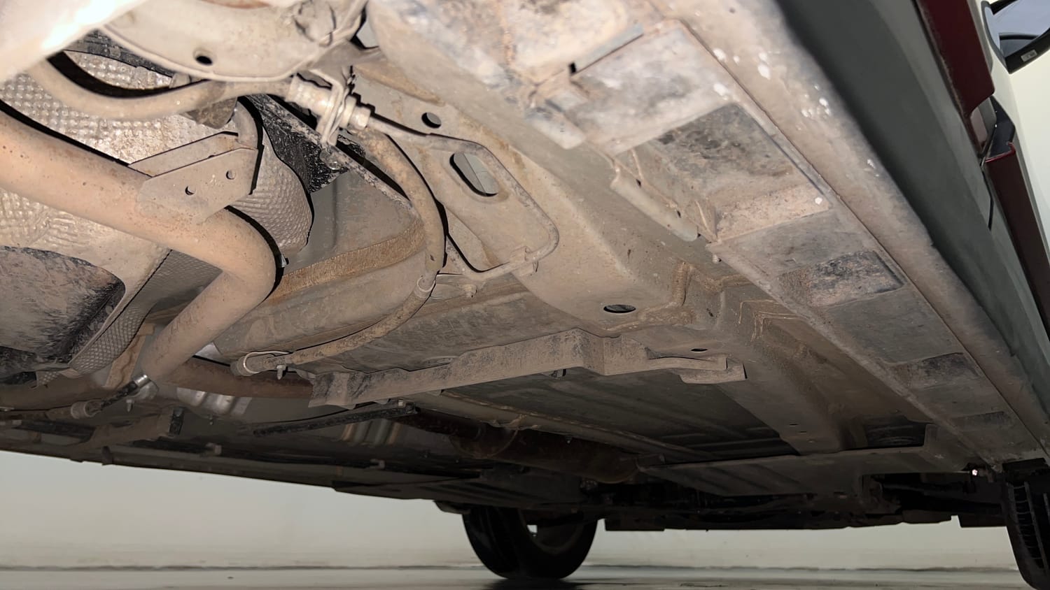 Used 2024 Maruti Suzuki Fronx Delta Plus (O) 1.2L MT Petrol Manual extra REAR RIGHT UNDERBODY VIEW