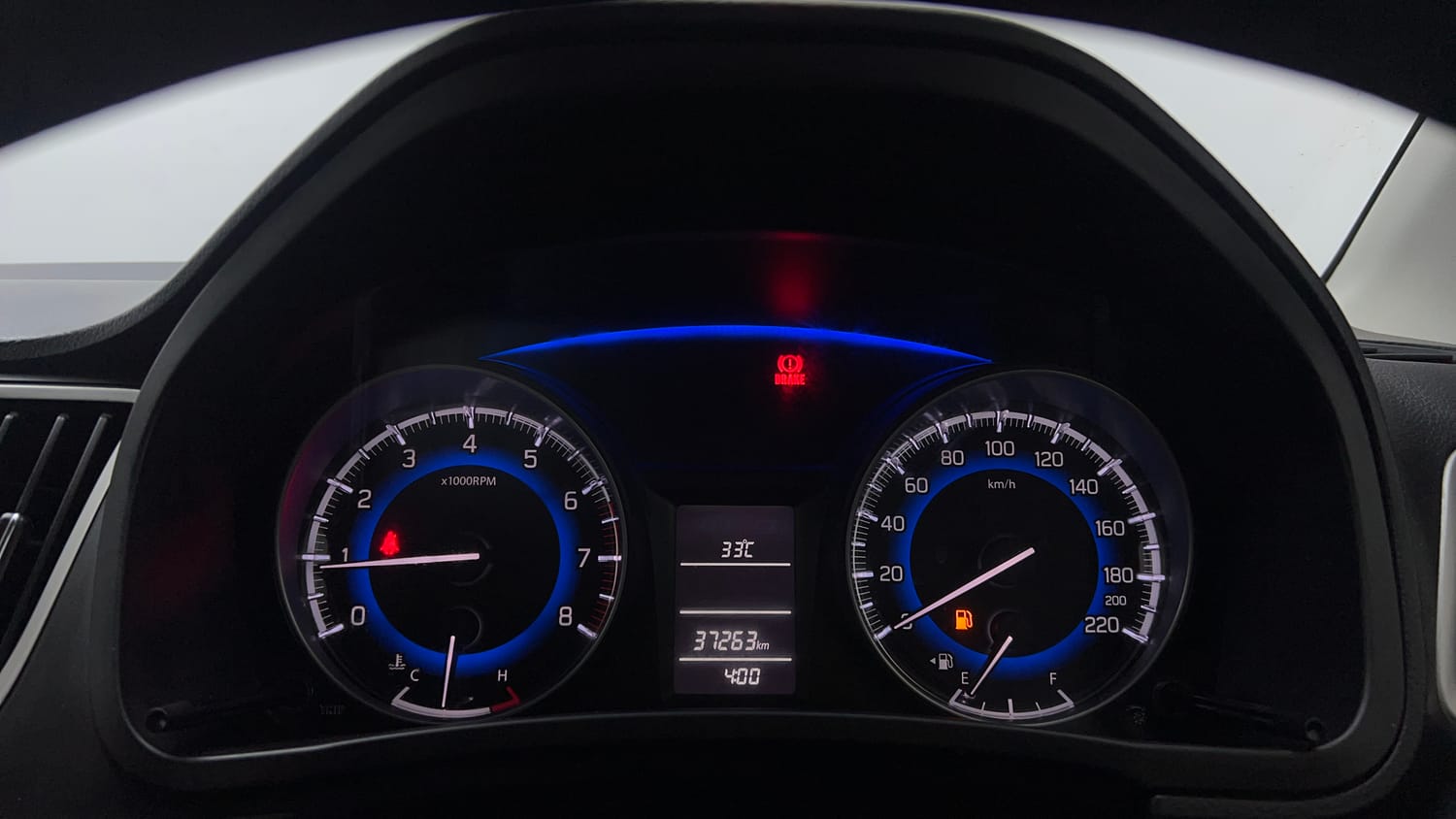 Used 2018 Maruti Suzuki Baleno Delta 1.2 Petrol Manual interior CLUSTERMETER VIEW