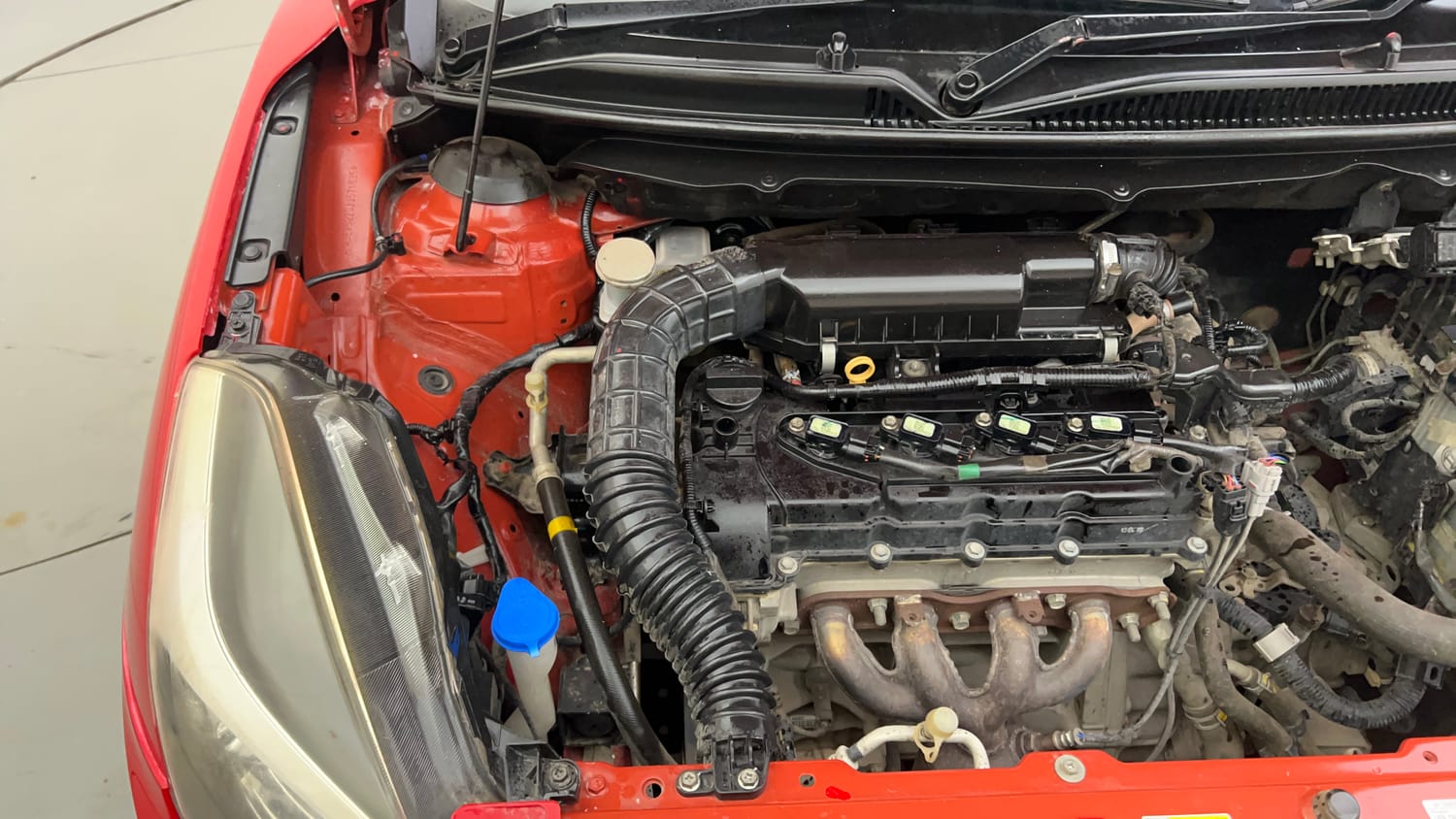 Used 2018 Maruti Suzuki Baleno Alpha 1.2 AT Petrol Automatic engine ENGINE RIGHT SIDE VIEW