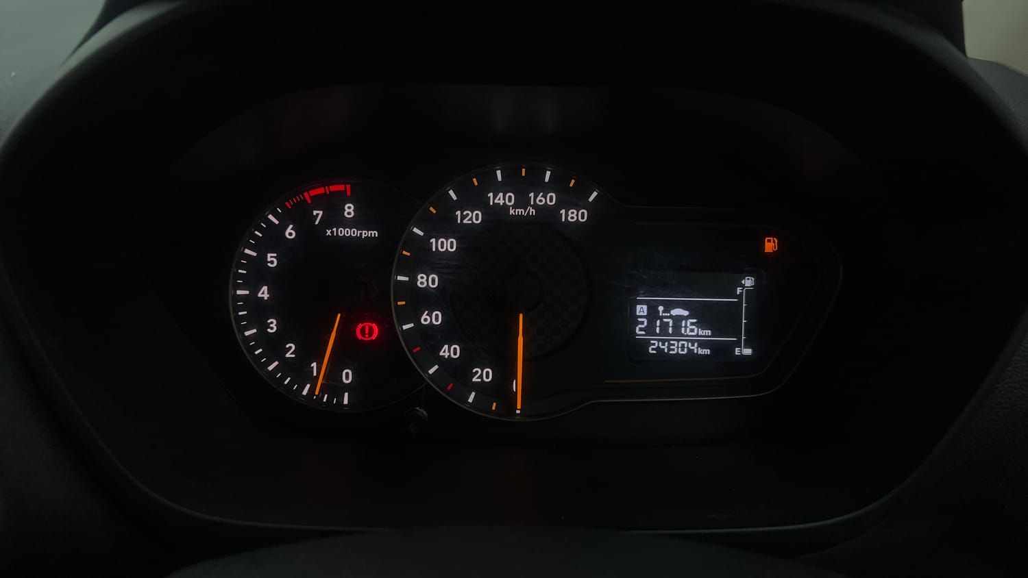 Used 2019 Hyundai Santro Asta Petrol Manual interior CLUSTERMETER VIEW