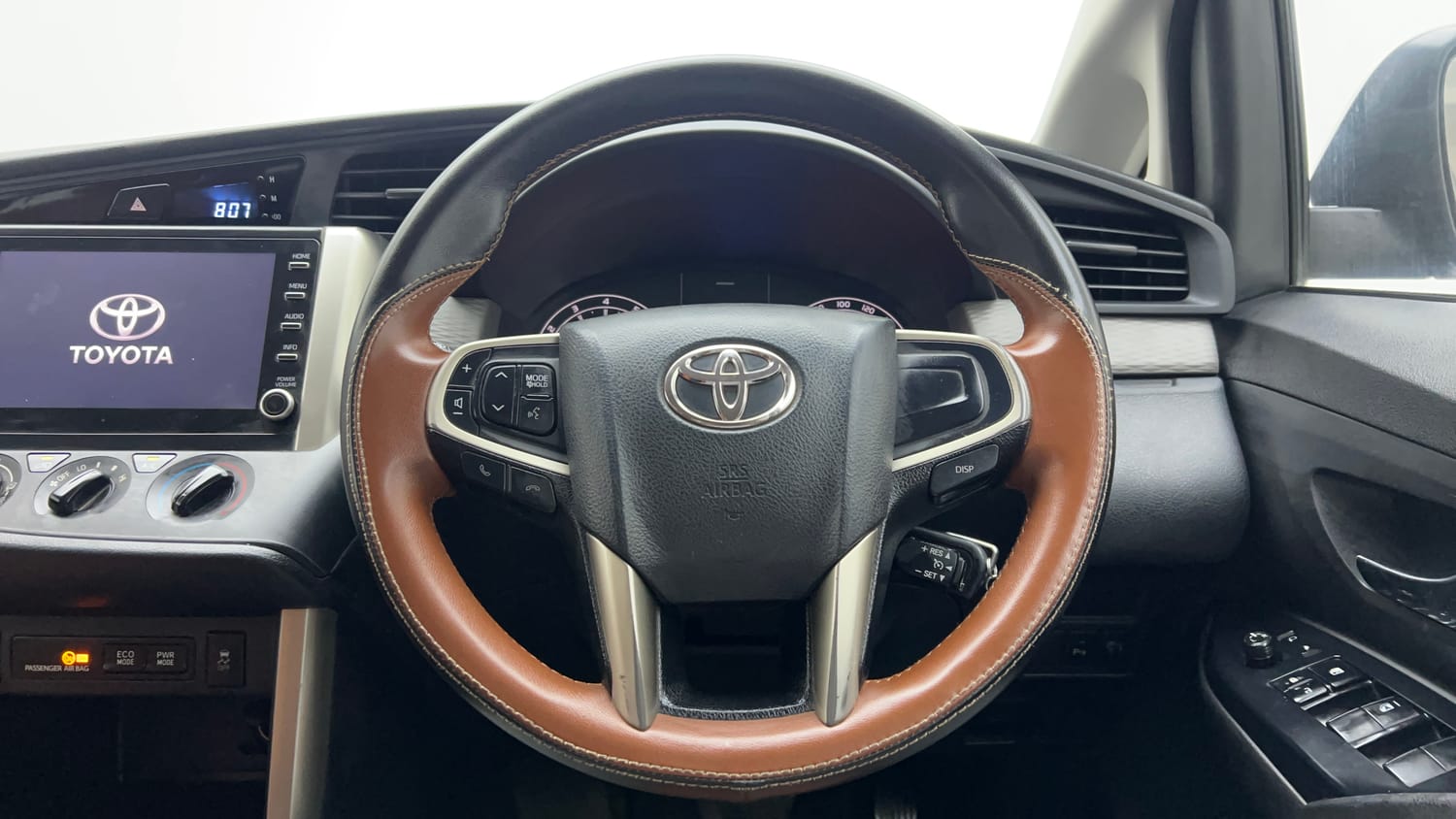Used 2022 Toyota Innova Crysta GX 2.7 AT 7 STR Petrol Automatic interior STEERING VIEW