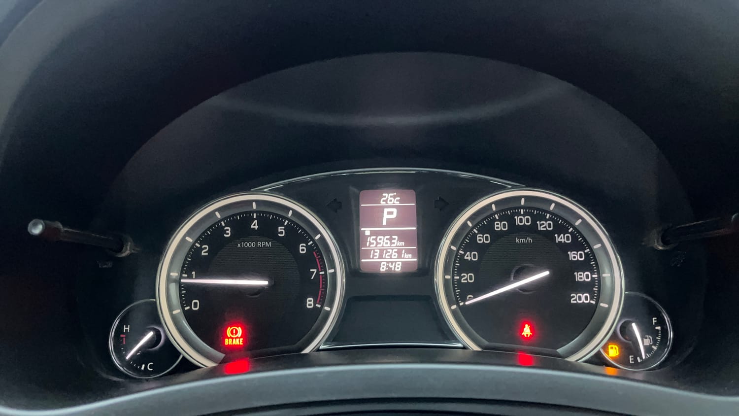Used 2017 Maruti Suzuki Ciaz Alpha 1.4 AT Petrol Automatic interior CLUSTERMETER VIEW