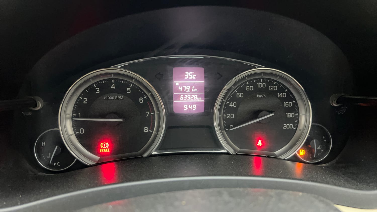 Used 2016 Maruti Suzuki Ciaz ZXi Petrol Manual interior CLUSTERMETER VIEW