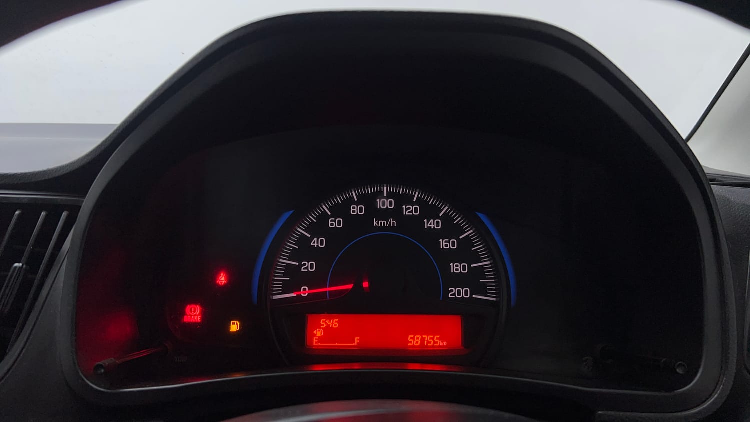 Used 2021 Maruti Suzuki Baleno Sigma Petrol Manual interior CLUSTERMETER VIEW