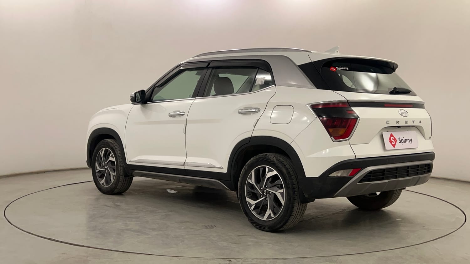 Used 2023 Hyundai Creta SX (O) 1.5 Petrol IVT Petrol Automatic exterior LEFT REAR CORNER VIEW