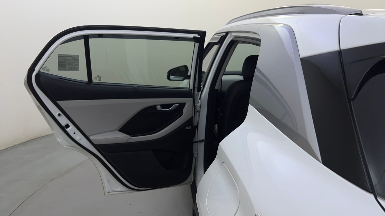 Used 2023 Hyundai Creta SX (O) 1.5 Petrol IVT Petrol Automatic interior LEFT REAR DOOR OPEN VIEW