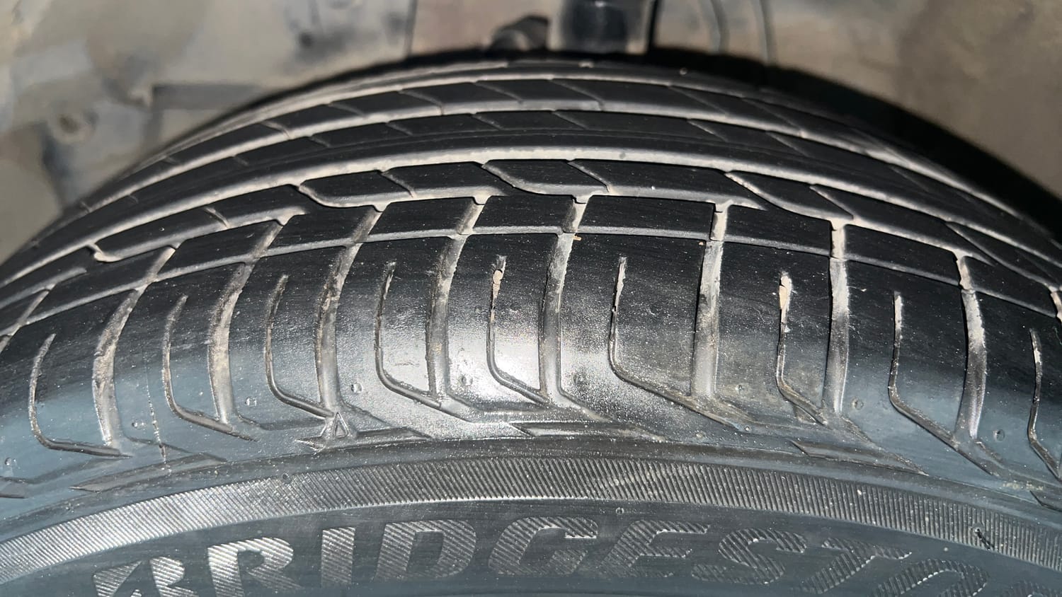 Used 2019 Honda WR-V S MT Petrol Petrol Manual tyres LEFT FRONT TYRE TREAD VIEW