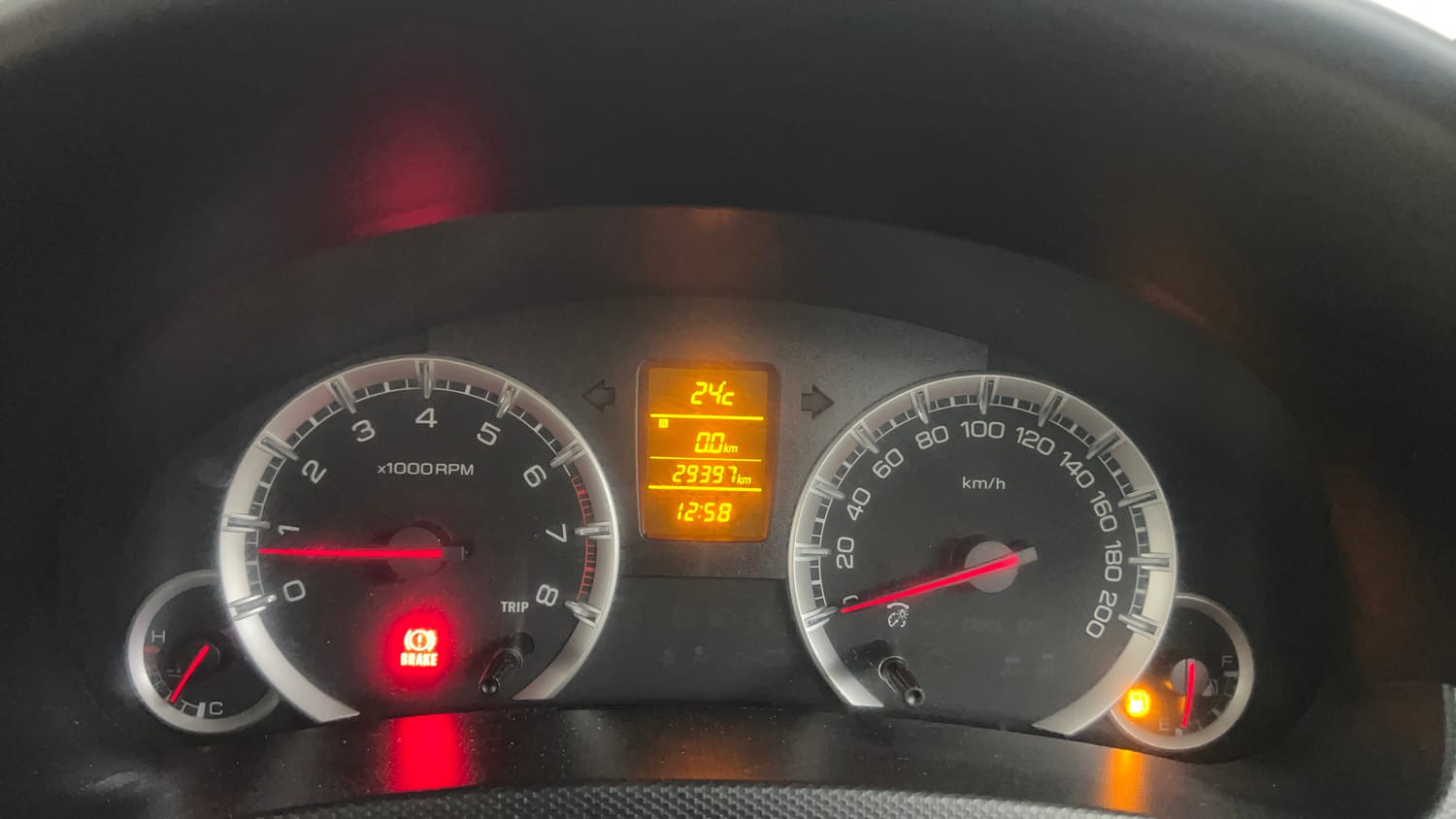 Used 2014 Maruti Suzuki Swift Dzire ZXI Petrol Manual interior CLUSTERMETER VIEW