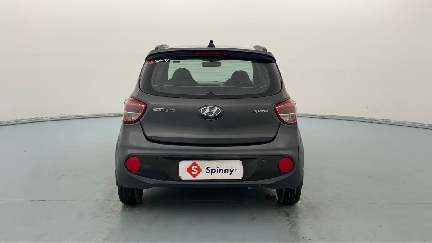 Used 2018 Hyundai Grand i10 Sportz 1.2 Kappa VTVT Petrol Manual exterior BACK VIEW