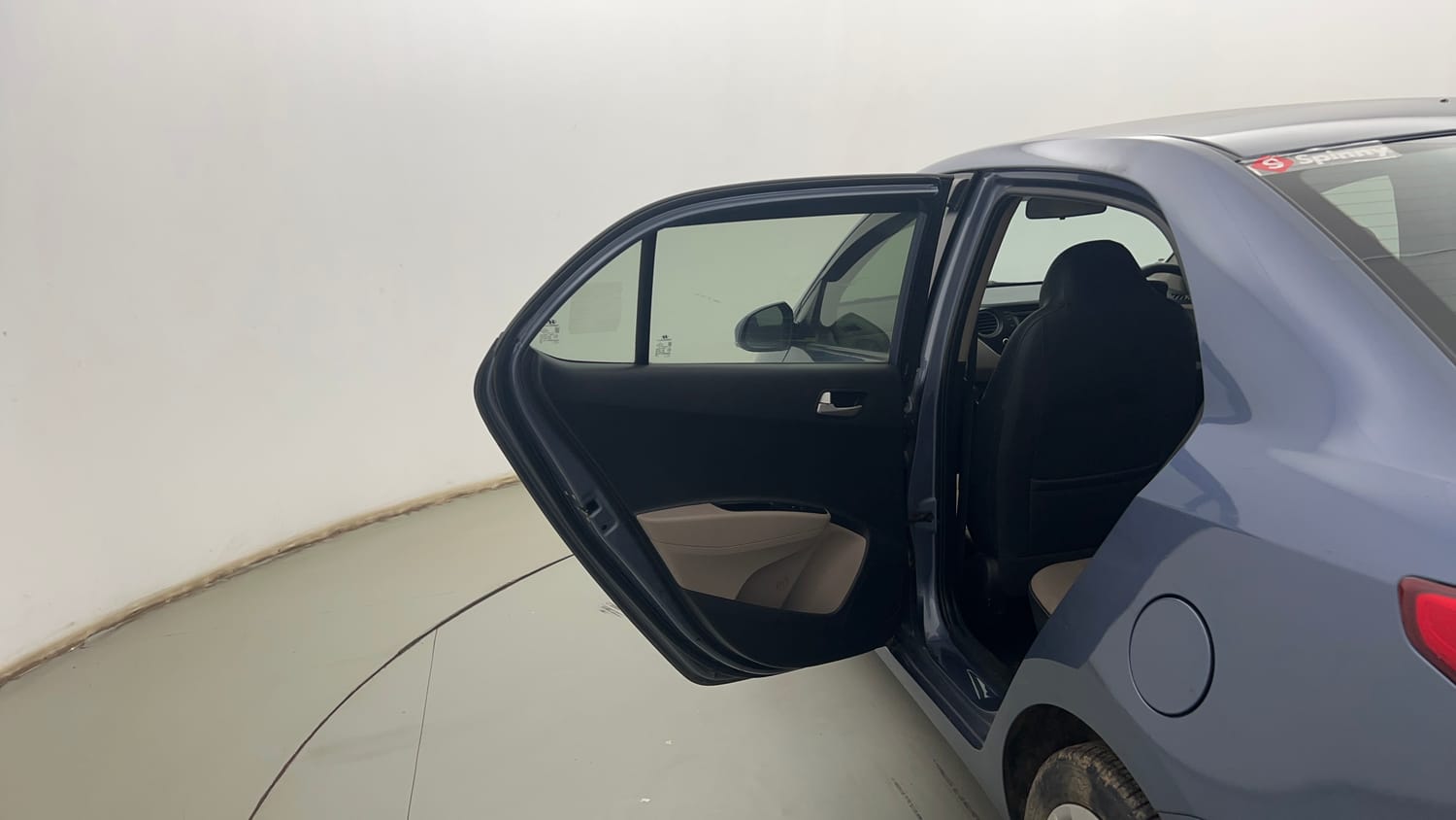 Used 2015 Hyundai Xcent S 1.2 Petrol Manual interior LEFT REAR DOOR OPEN VIEW
