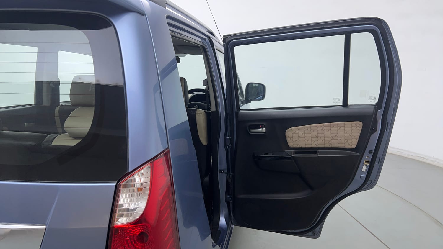 Used 2018 Maruti Suzuki Wagon R VXI Petrol Manual interior RIGHT REAR DOOR OPEN VIEW