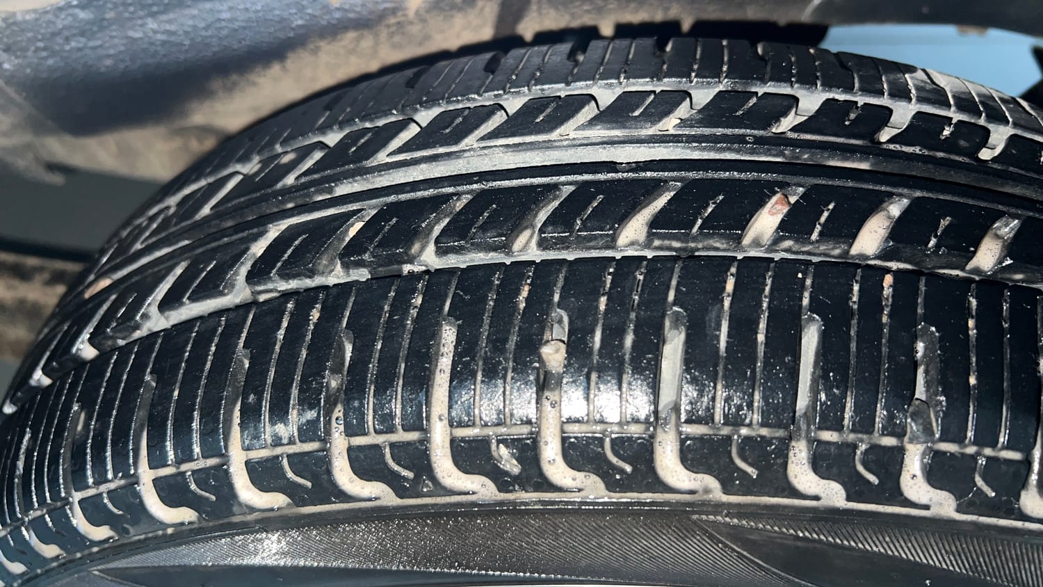 Used 2018 Maruti Suzuki Wagon R VXI Petrol Manual tyres LEFT REAR TYRE TREAD VIEW