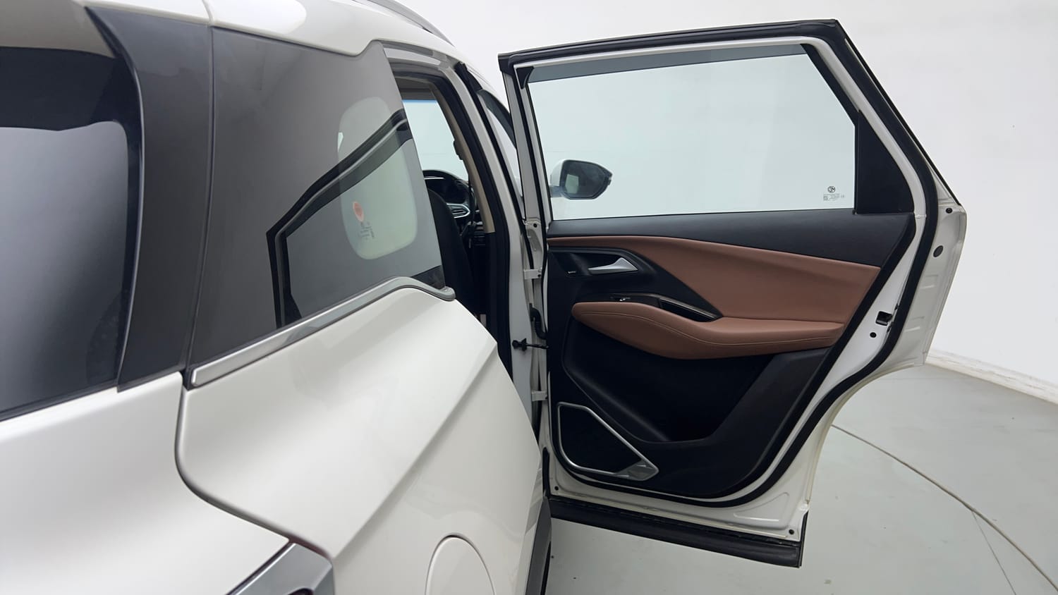 Used 2023 MG Motors Hector Plus Savvy Pro 1.5 Turbo Petrol CVT 6 STR Petrol Automatic interior RIGHT REAR DOOR OPEN VIEW