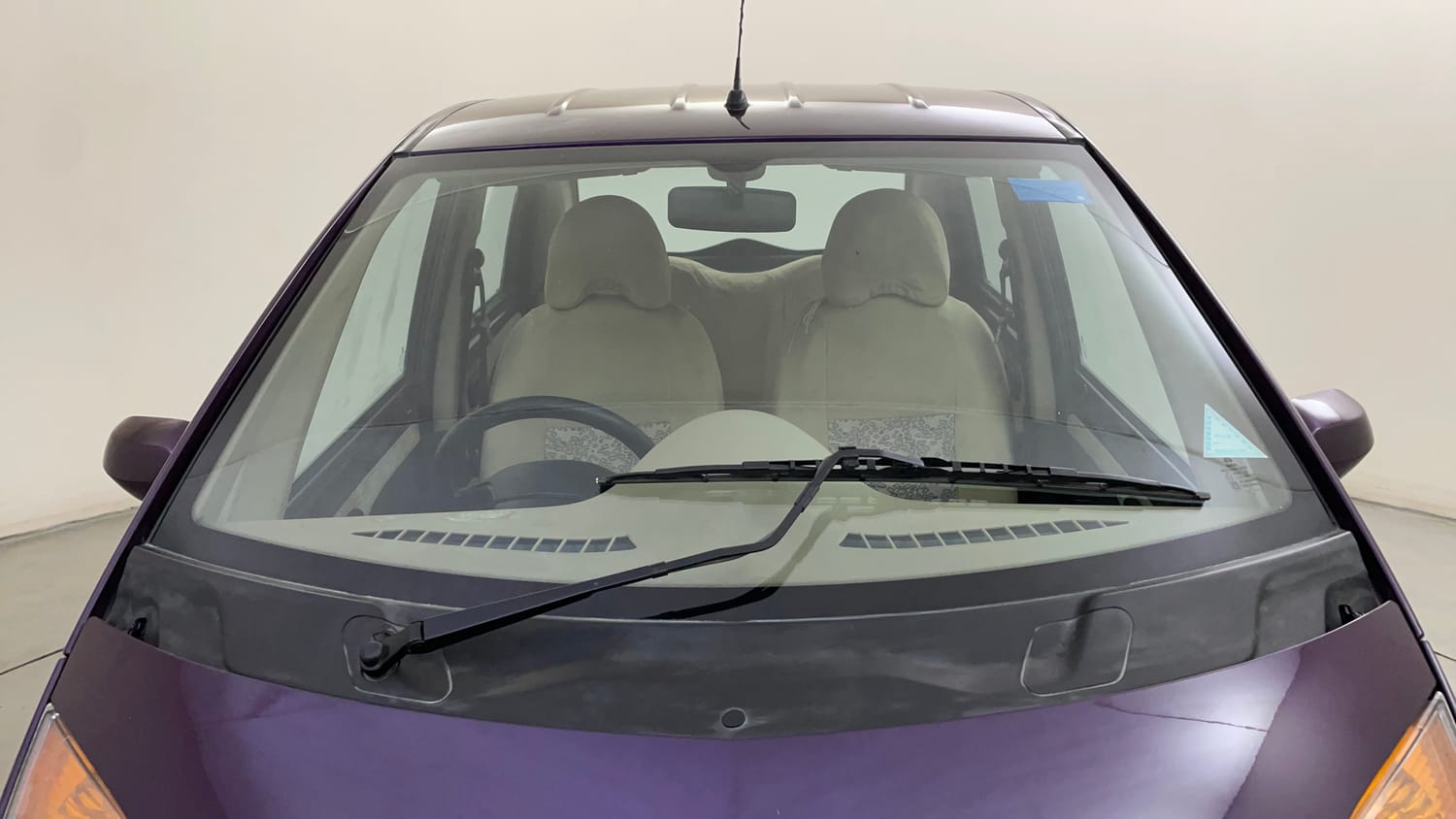 Used 2015 Tata Nano Twist XT Petrol Manual exterior FRONT WINDSHIELD VIEW