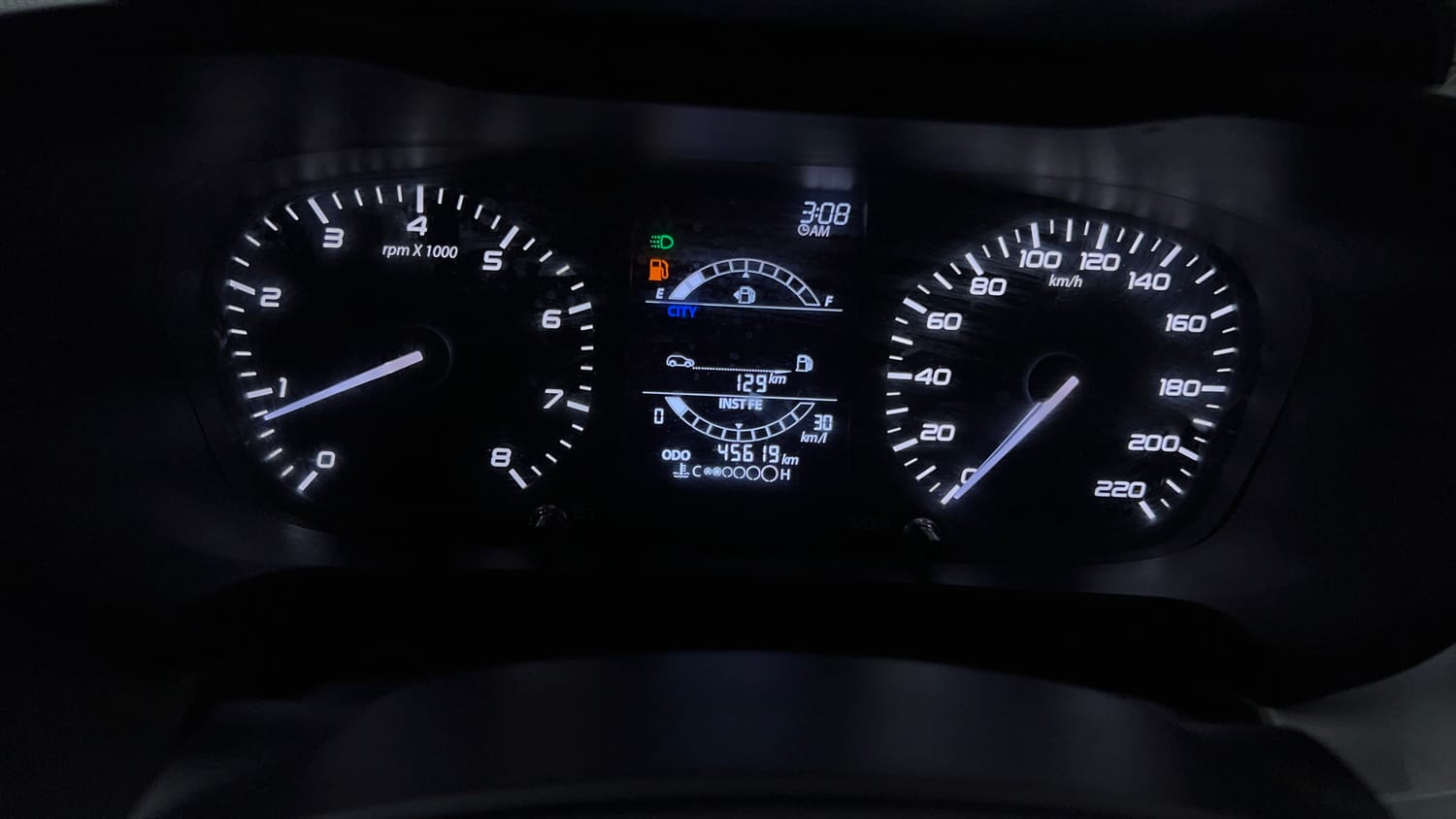 Used 2023 Tata Altroz XZ Diesel Diesel Manual interior CLUSTERMETER VIEW