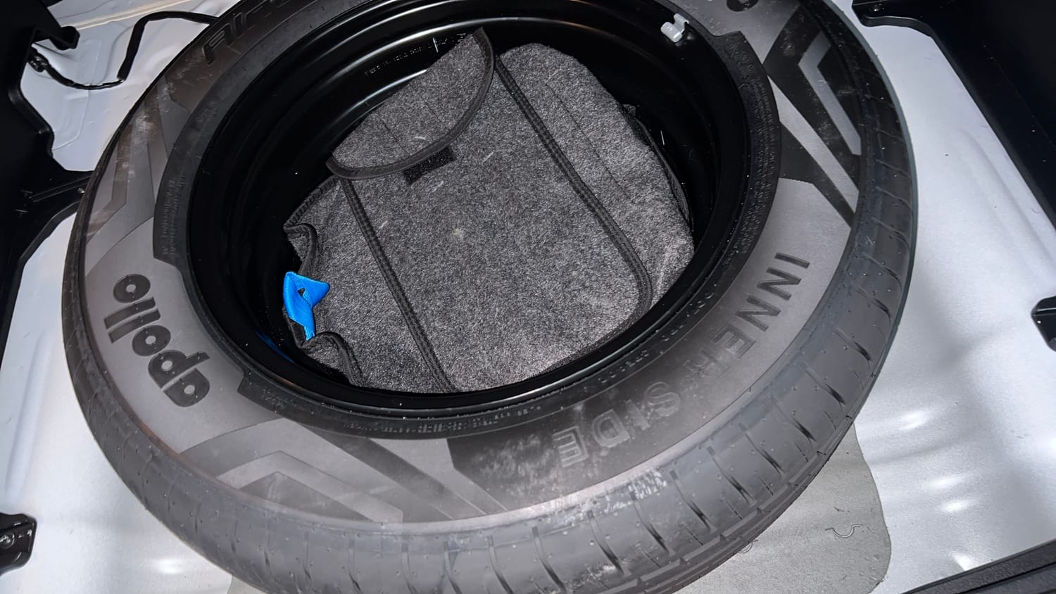 Used 2023 Hyundai Creta SX (O) 1.5 Petrol IVT Petrol Automatic tyres SPARE TYRE VIEW