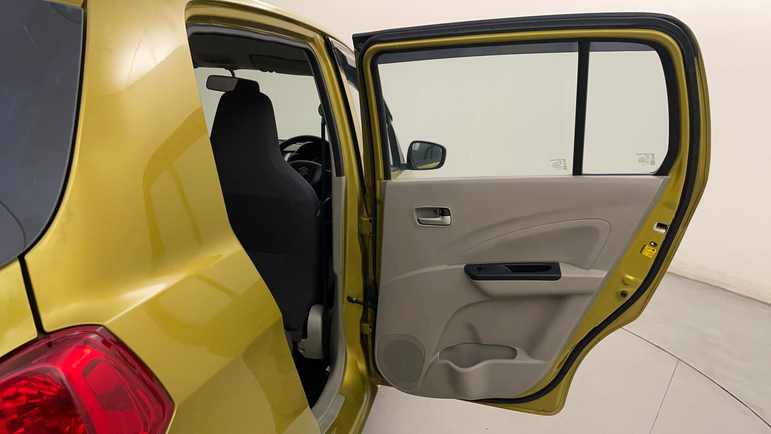 Used 2014 Maruti Suzuki Celerio VXi AMT Petrol Automatic interior RIGHT REAR DOOR OPEN VIEW