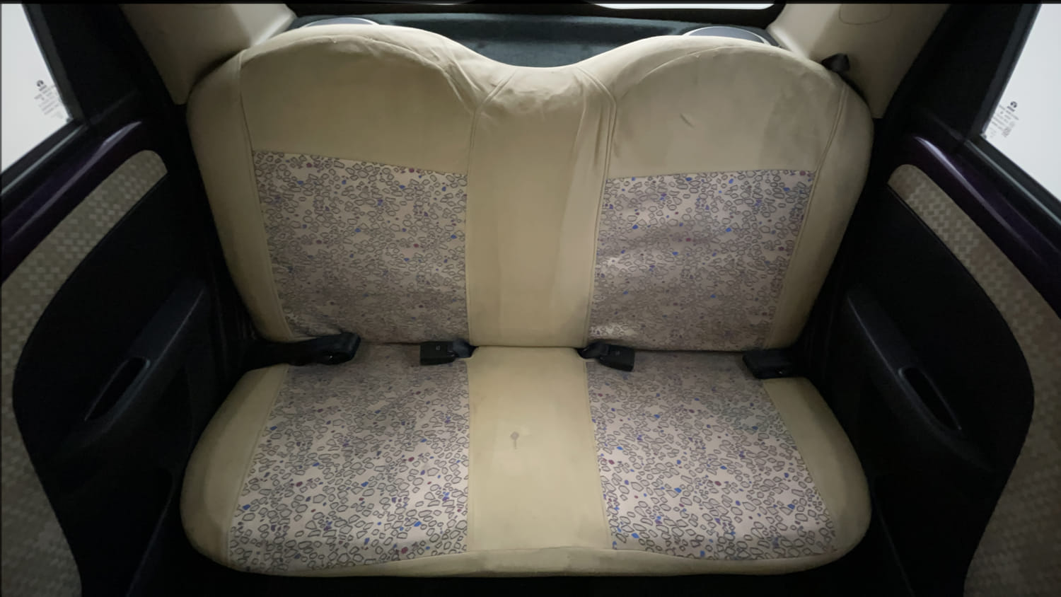 Used 2015 Tata Nano Twist XT Petrol Manual interior REAR SEAT CONDITION VIEW