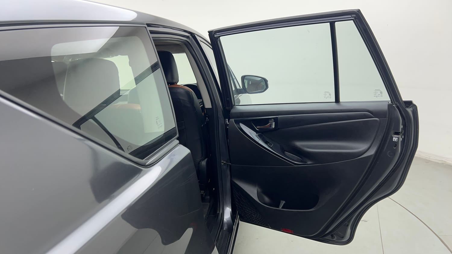 Used 2022 Toyota Innova Crysta GX 2.7 AT 7 STR Petrol Automatic interior RIGHT REAR DOOR OPEN VIEW