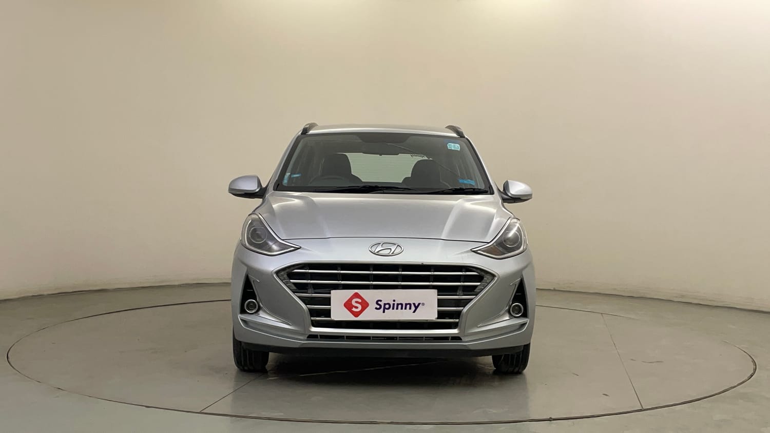 Used 2022 Hyundai Grand i10 Nios Sportz AMT 1.2 Kappa VTVT Petrol Automatic exterior FRONT VIEW
