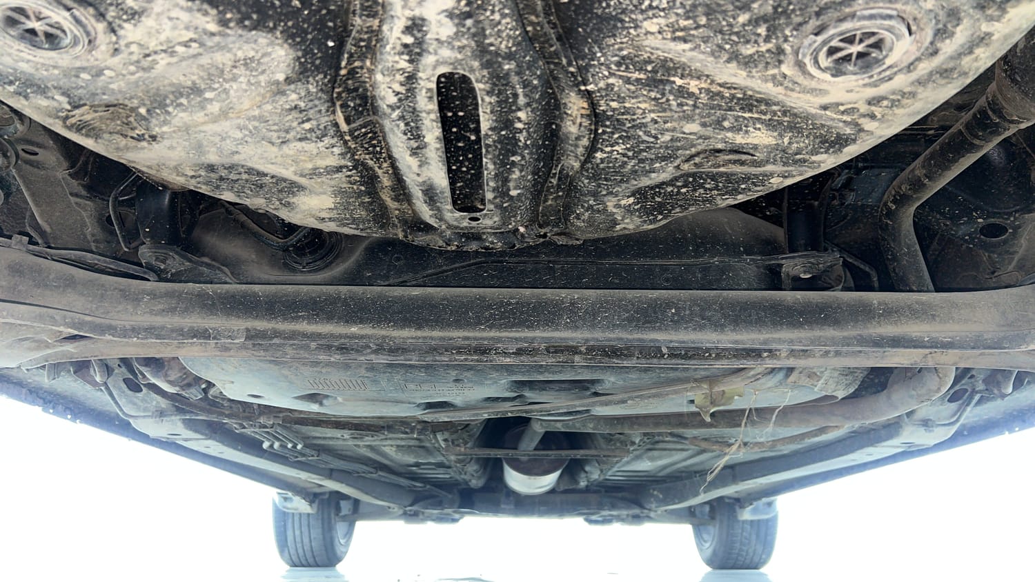 Used 2021 Maruti Suzuki Baleno Delta Petrol Manual extra REAR UNDERBODY VIEW (TAKEN FROM REAR)