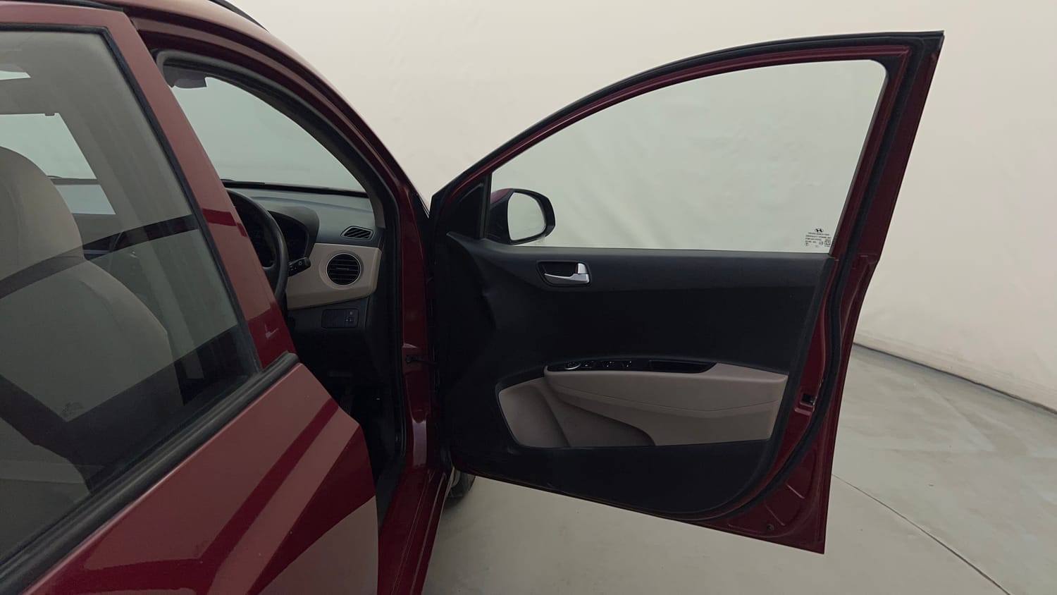 Used 2016 Hyundai Grand i10 Sportz 1.2 Kappa VTVT Petrol Manual interior RIGHT FRONT DOOR OPEN VIEW