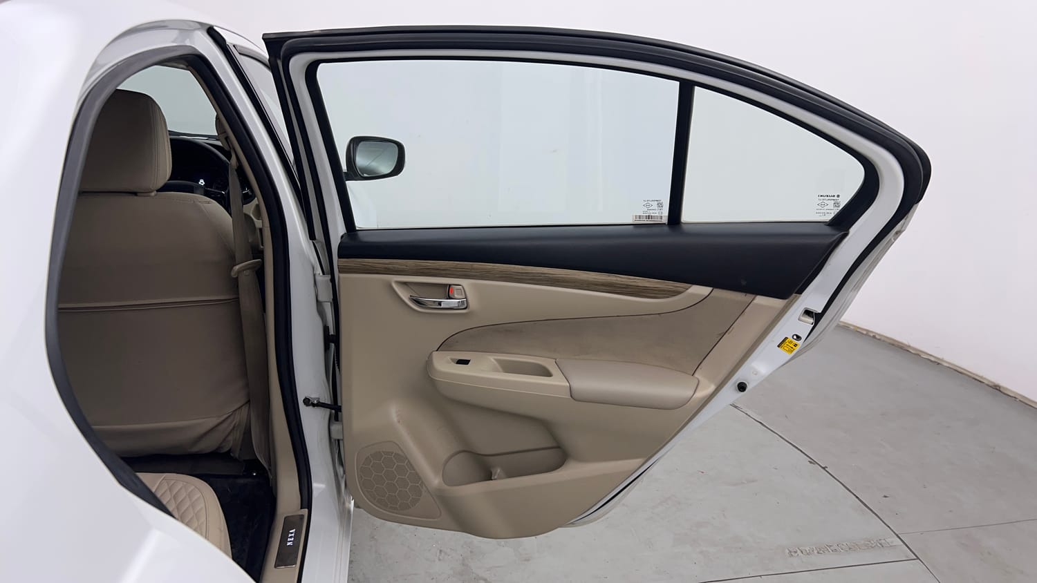 Used 2019 Maruti Suzuki Ciaz Delta Hybrid 1.5 Petrol Manual interior RIGHT REAR DOOR OPEN VIEW