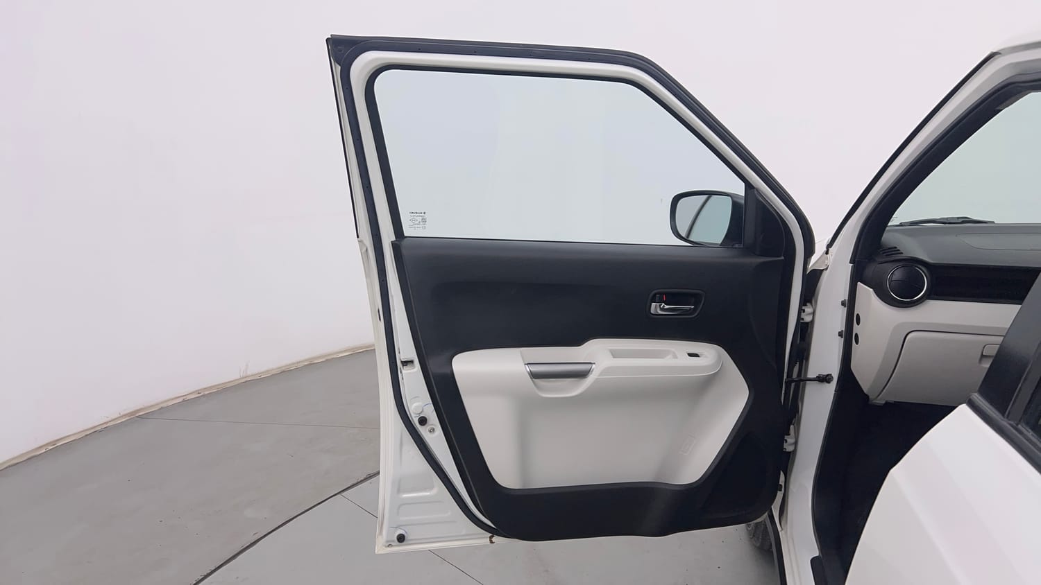 Used 2022 Maruti Suzuki Ignis Zeta 1.2 AMT Petrol Automatic interior LEFT FRONT DOOR OPEN VIEW