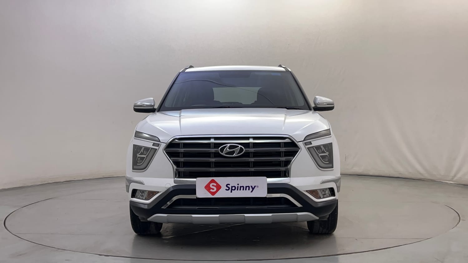 Used 2023 Hyundai Creta SX (O) 1.5 Petrol IVT Petrol Automatic exterior FRONT VIEW