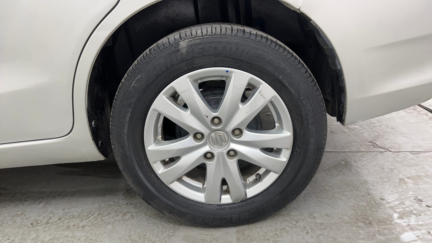 Used 2018 Maruti Suzuki Ertiga ZXI+ Petrol Manual tyres LEFT REAR TYRE RIM VIEW