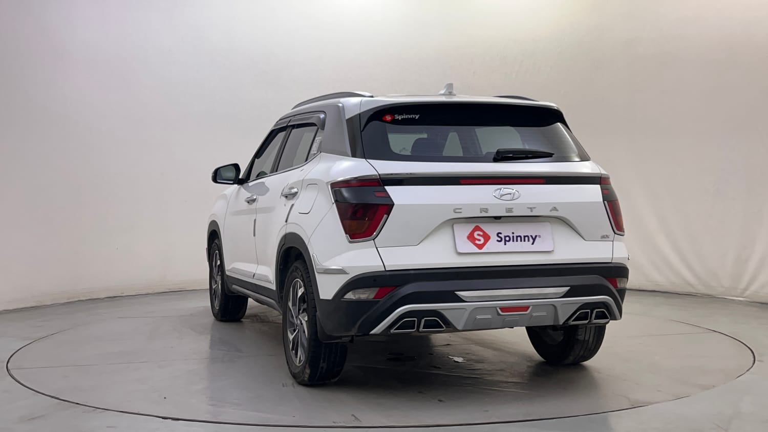 Used 2023 Hyundai Creta SX (O) 1.5 Petrol IVT Petrol Automatic exterior LEFT REAR CORNER VIEW