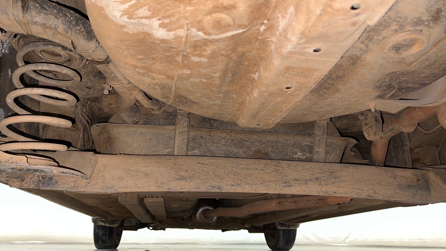Used 2016 Hyundai Grand i10 Sportz 1.2 Kappa VTVT Petrol Manual extra REAR UNDERBODY VIEW (TAKEN FROM REAR)