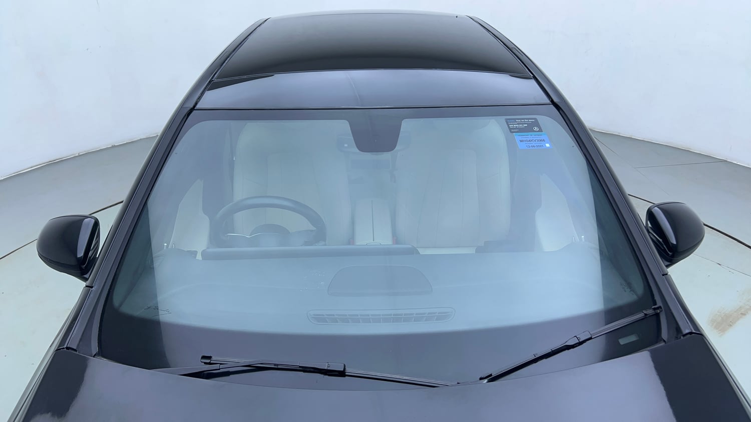Used 2021 Mercedes-Benz A-Class Limousine 200 Petrol Automatic exterior FRONT WINDSHIELD VIEW