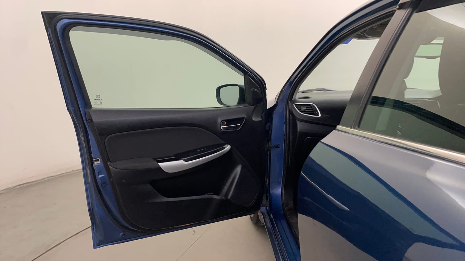 Used 2018 Maruti Suzuki Baleno Zeta 1.2 AT Petrol Automatic interior LEFT FRONT DOOR OPEN VIEW