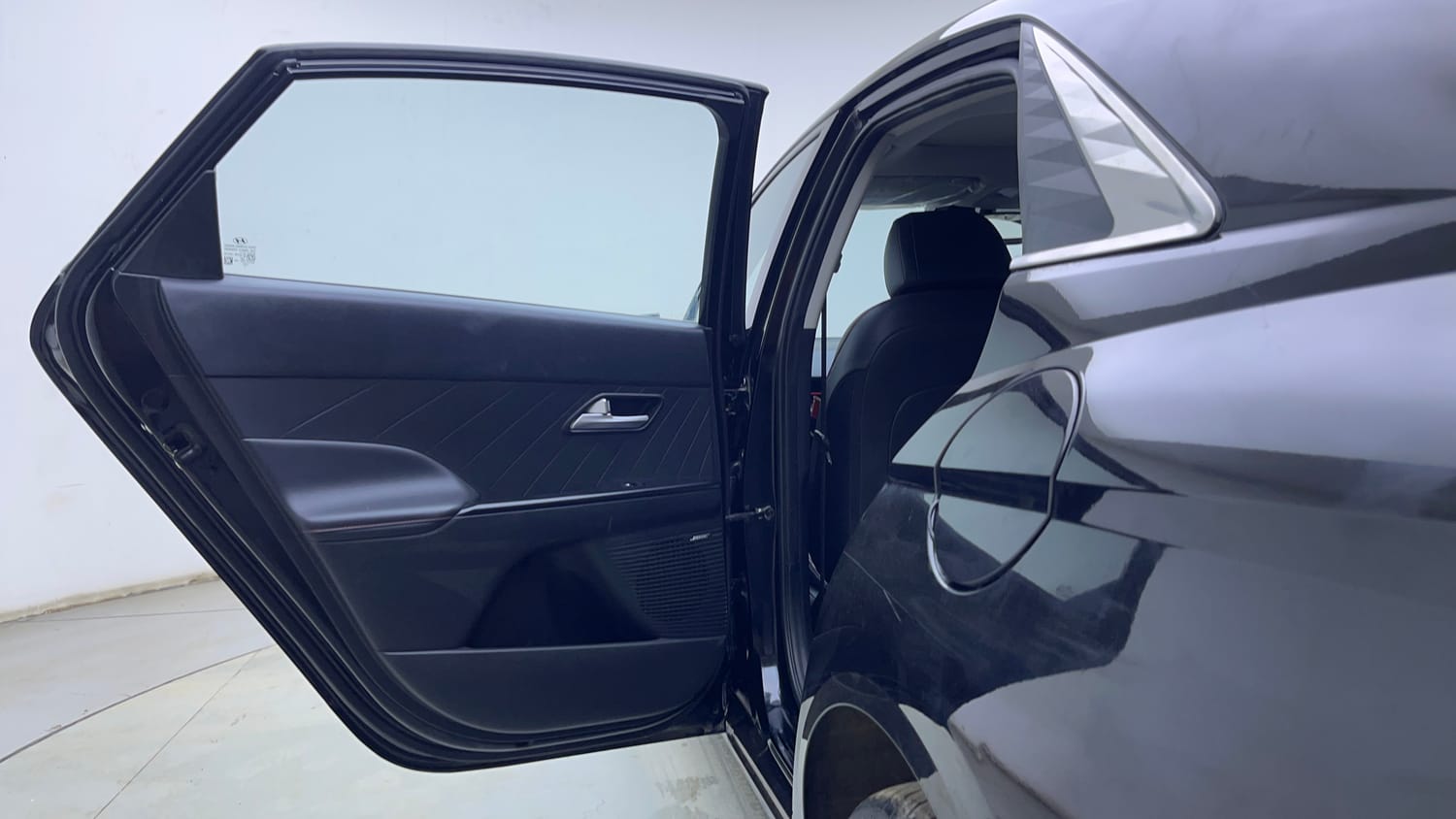 Used 2024 Hyundai Verna SX (O) 1.5 Turbo Petrol DCT Petrol Automatic interior LEFT REAR DOOR OPEN VIEW