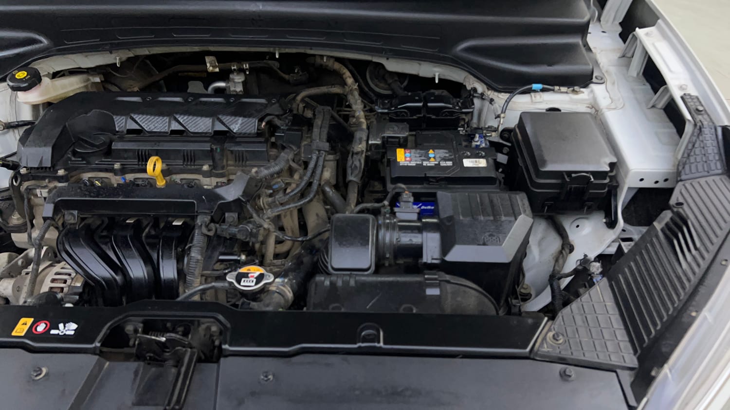 Used 2023 Hyundai Creta SX (O) 1.5 Petrol IVT Petrol Automatic engine ENGINE LEFT SIDE VIEW