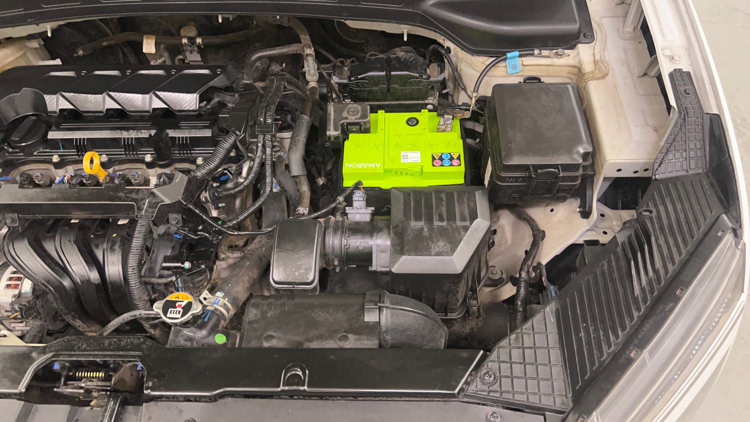Used 2023 Hyundai Creta SX (O) 1.5 Petrol IVT Petrol Automatic engine ENGINE LEFT SIDE VIEW