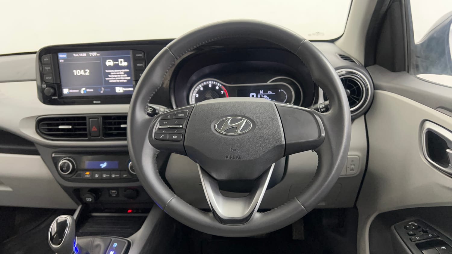 Used 2021 Hyundai Grand i10 Nios Sportz AMT 1.2 Kappa VTVT Petrol Automatic interior STEERING VIEW