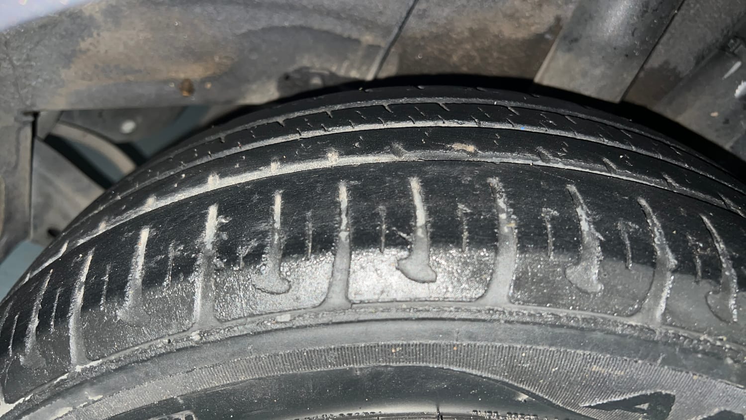 Used 2018 Hyundai Grand i10 Sportz 1.2 Kappa VTVT Petrol Manual tyres LEFT REAR TYRE TREAD VIEW