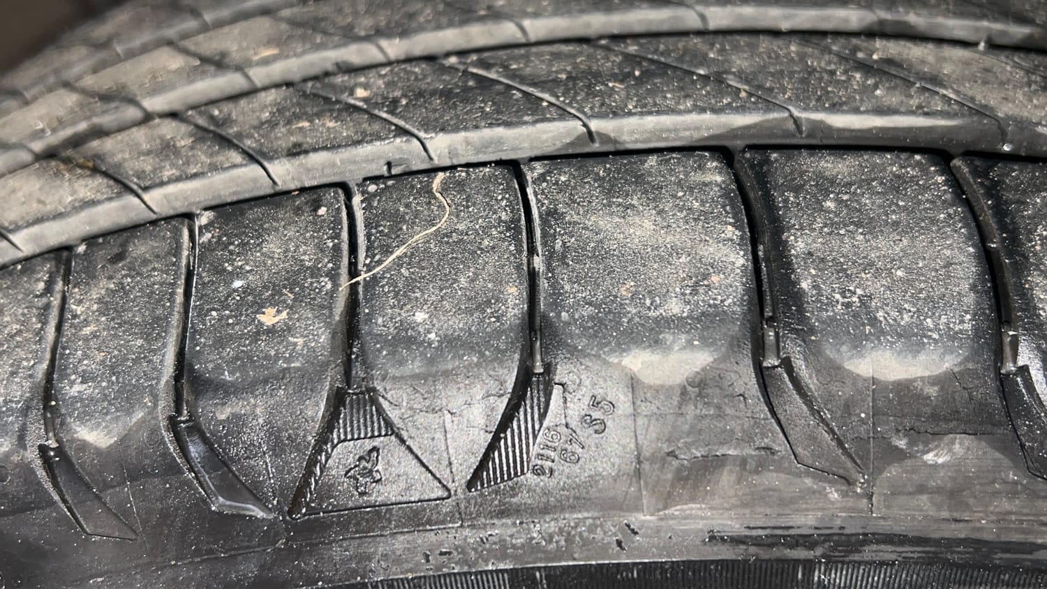 Used 2020 Skoda Rapid Style AT Petrol Automatic tyres RIGHT FRONT TYRE TREAD VIEW