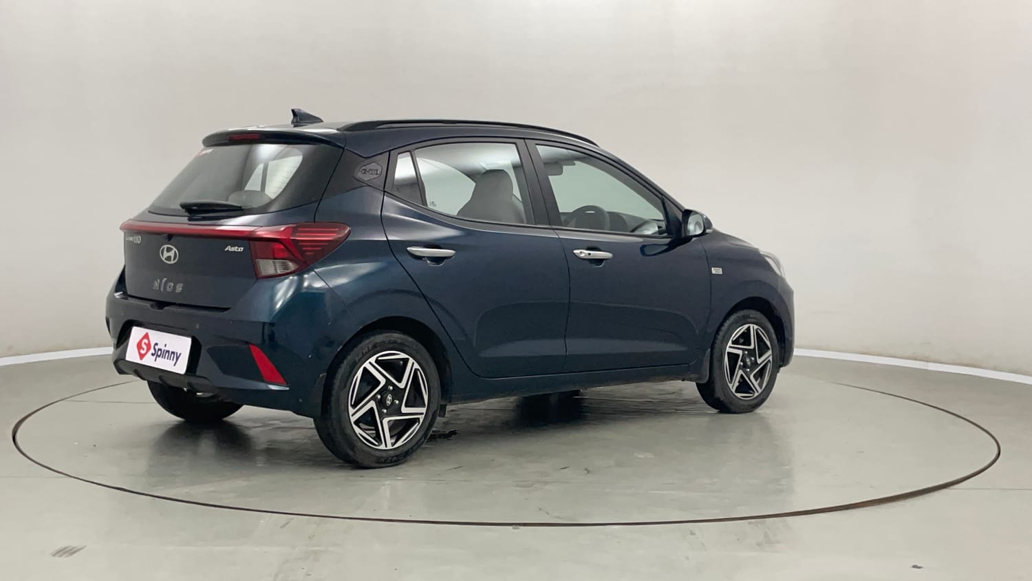 Used 2024 Hyundai Grand i10 Nios Asta 1.2 Kappa AMT Petrol Automatic exterior RIGHT REAR CORNER VIEW