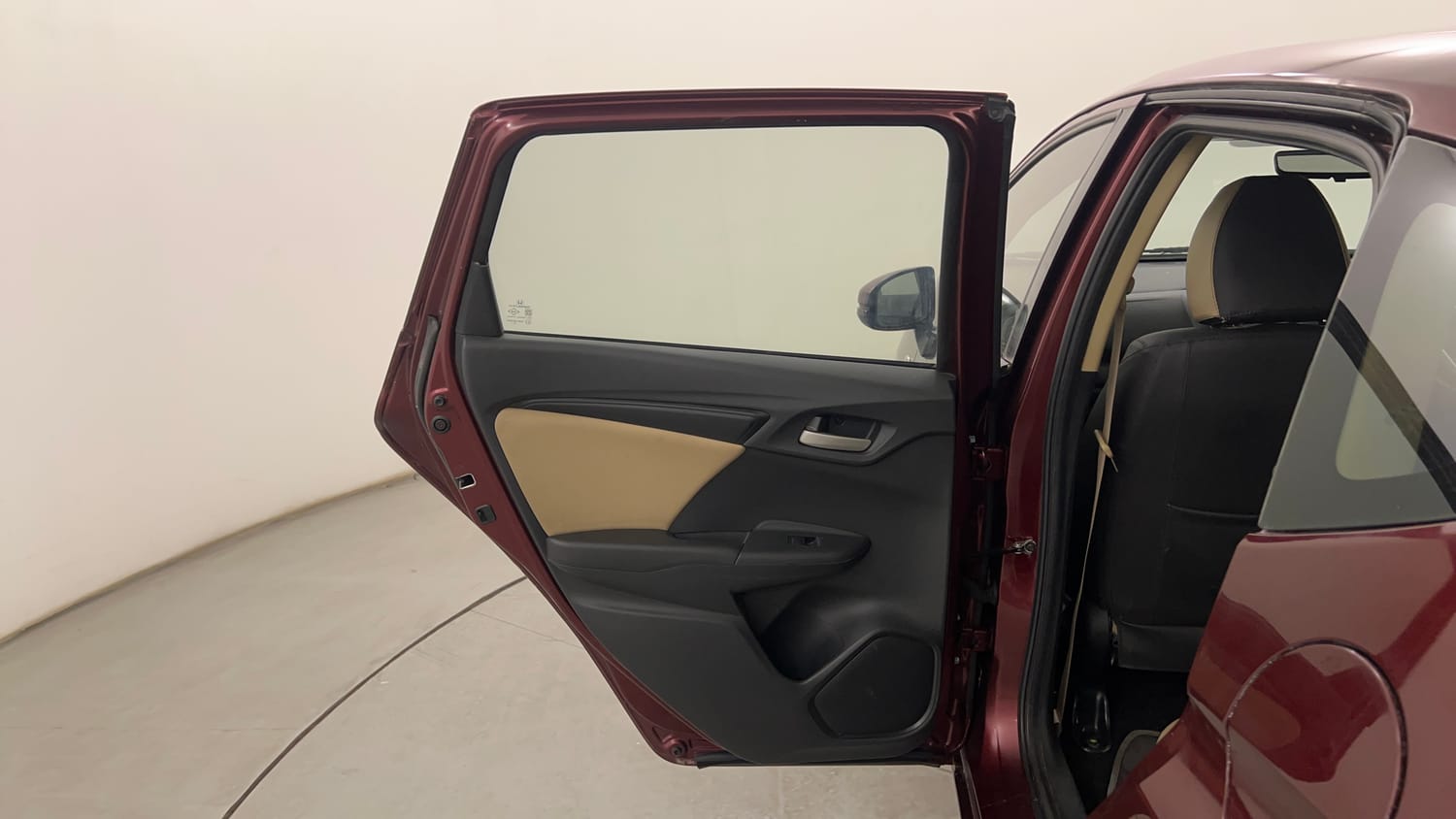 Used 2015 Honda Jazz SV Petrol Petrol Manual interior LEFT REAR DOOR OPEN VIEW