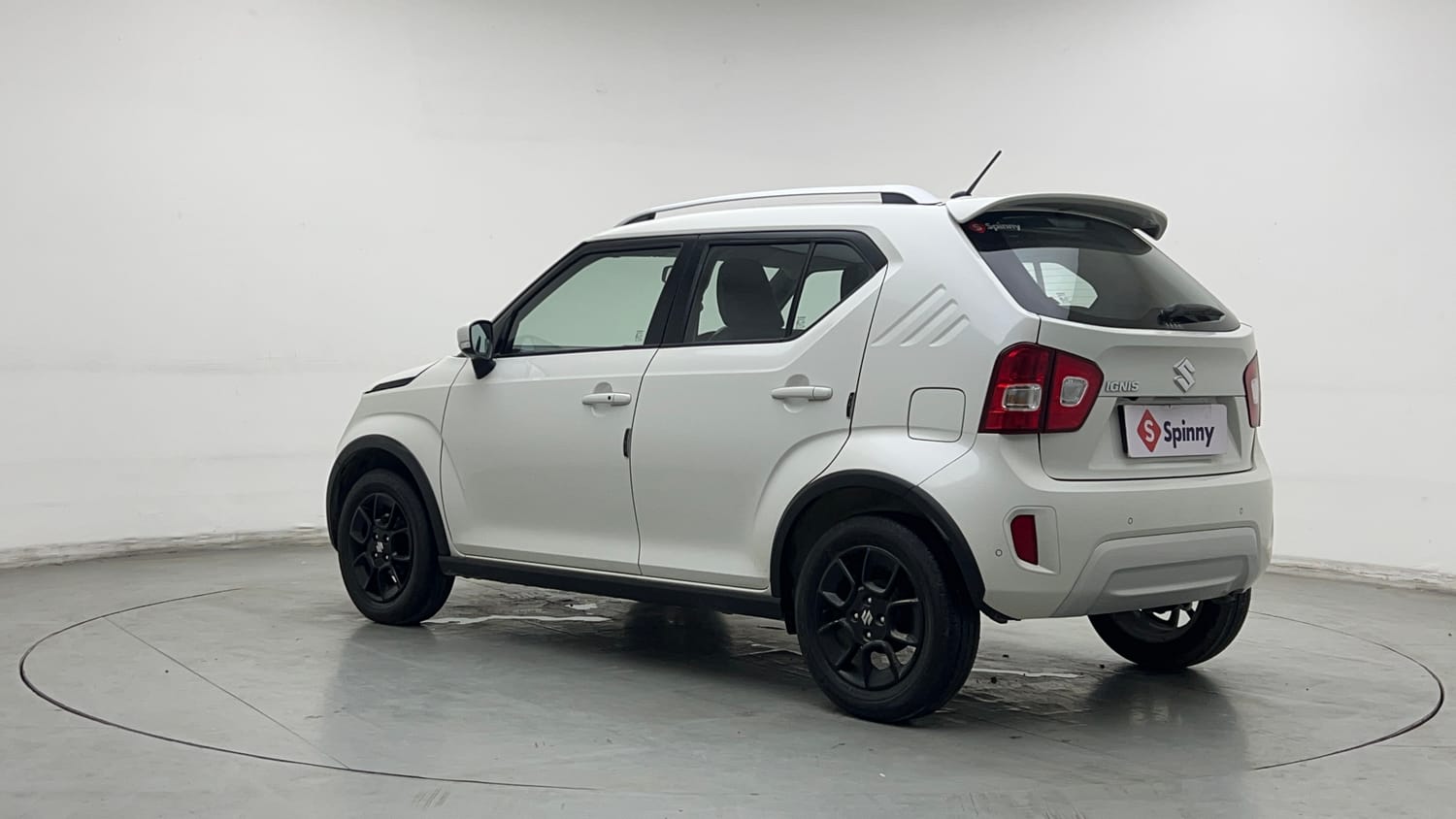 Used 2025 Maruti Suzuki Ignis Alpha 1.2 AMT Petrol Automatic exterior LEFT REAR CORNER VIEW