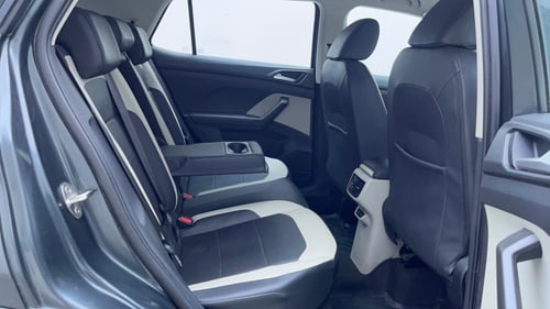 Used 2023 Volkswagen Taigun Topline 1.0 TSI MT Petrol Manual interior RIGHT SIDE REAR DOOR CABIN VIEW