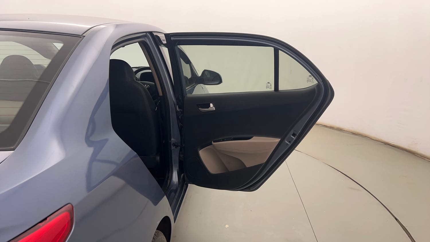 Used 2015 Hyundai Xcent S 1.2 Petrol Manual interior RIGHT REAR DOOR OPEN VIEW