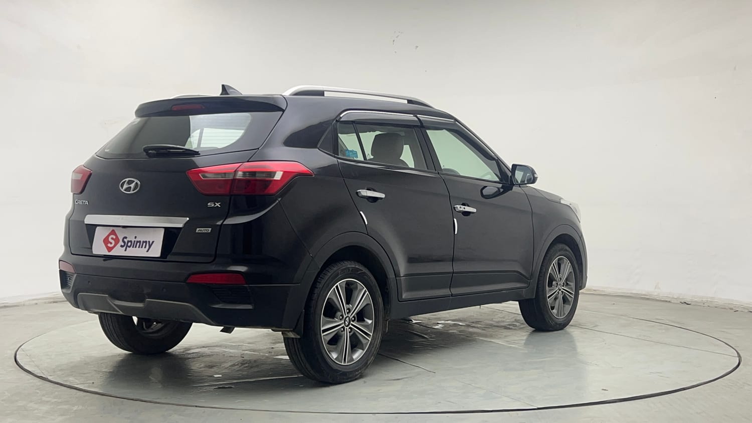 Used 2018 Hyundai Creta SX Plus 1.6 AT Petrol Petrol Automatic exterior RIGHT REAR CORNER VIEW