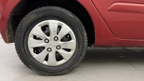 Used 2012 Hyundai i10 Sportz 1.2 AT Kappa2 Petrol Automatic tyres RIGHT REAR TYRE RIM VIEW