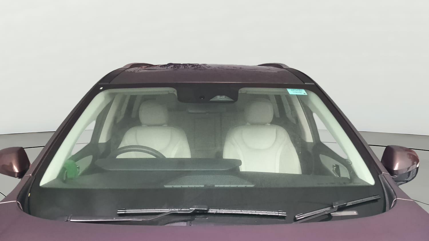 Used 2025 Mahindra XUV700 AX7 Luxury Pack Petrol AT 7 STR Petrol Automatic exterior FRONT WINDSHIELD VIEW